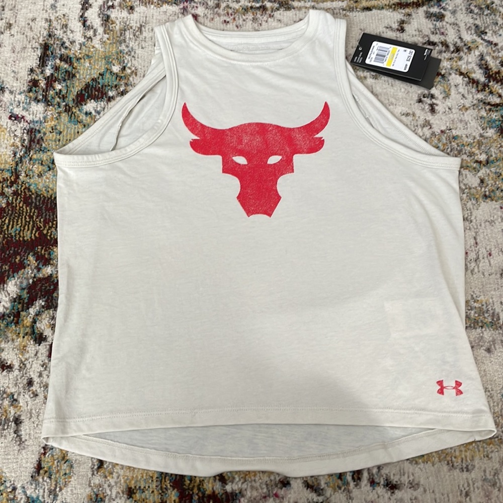 Under armor rock bull tank, Size M, new( girl)